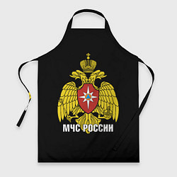 Фартук кулинарный МЧС России - герб, цвет: 3D-принт