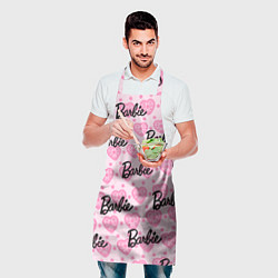 Фартук кулинарный Логотип Барби и розовое кружево, цвет: 3D-принт — фото 2
