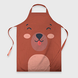Фартук кулинарный Малаш медвежонок, цвет: 3D-принт