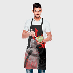 Фартук кулинарный Агенты времени - Гуан Лу, цвет: 3D-принт — фото 2