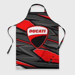 Фартук Ducati - red stripes