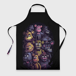 Фартук кулинарный Five Nights at Freddys art, цвет: 3D-принт