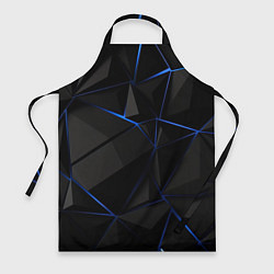 Фартук кулинарный Black blue style, цвет: 3D-принт