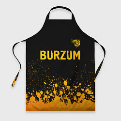 Фартук Burzum - gold gradient: символ сверху
