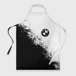 Фартук кулинарный BMW - black and white, цвет: 3D-принт