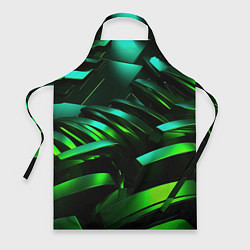 Фартук кулинарный Dark green abstract, цвет: 3D-принт