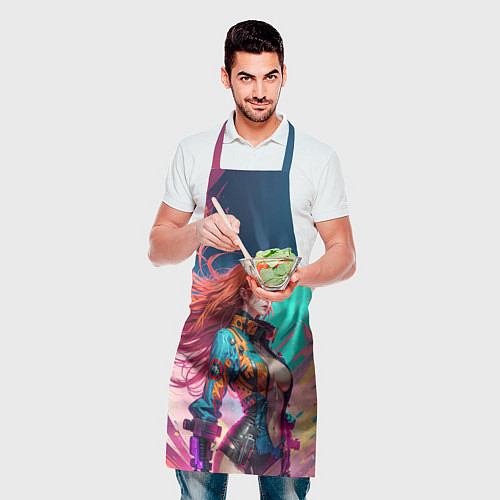 Фартук Девушка-пилот космического карабля / 3D-принт – фото 2