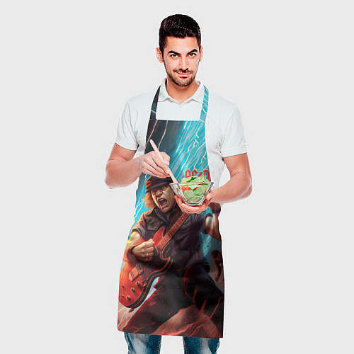 Фартук ACDC rock music / 3D-принт – фото 2