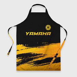 Фартук кулинарный Yamaha - gold gradient: символ сверху, цвет: 3D-принт
