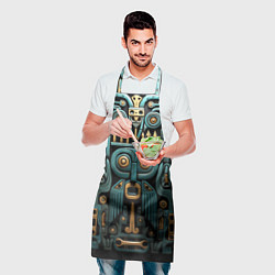 Фартук кулинарный Рисунок в египетском стиле, цвет: 3D-принт — фото 2