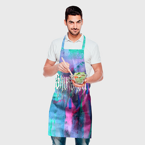 Фартук Shurshun - tie-dye / 3D-принт – фото 2