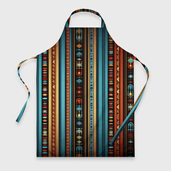 Фартук кулинарный Этнический паттерн в вертикальную полоску, цвет: 3D-принт