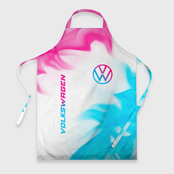 Фартук кулинарный Volkswagen neon gradient style вертикально, цвет: 3D-принт