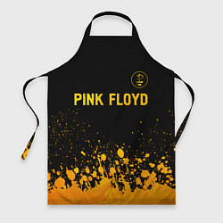 Фартук кулинарный Pink Floyd - gold gradient посередине, цвет: 3D-принт