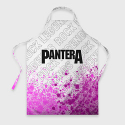Фартук кулинарный Pantera rock legends посередине, цвет: 3D-принт