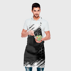 Фартук кулинарный Патриот России краски, цвет: 3D-принт — фото 2