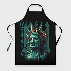 Фартук кулинарный Статуя свободы в New York США, цвет: 3D-принт