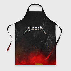 Фартук Максим в стиле Металлика - огонь и искры