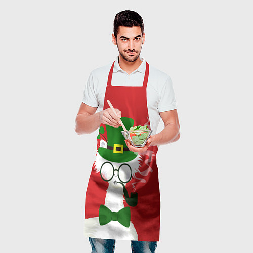 Фартук Лама - альпака в день Патрика / 3D-принт – фото 2