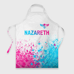 Фартук кулинарный Nazareth neon gradient style посередине, цвет: 3D-принт