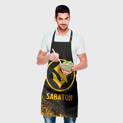 Фартук Sabaton - gold gradient / 3D-принт – фото 2