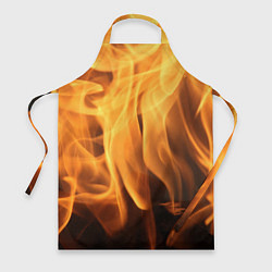 Фартук кулинарный Языки пламень, цвет: 3D-принт