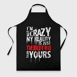 Фартук кулинарный I am not crazy, цвет: 3D-принт