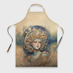 Фартук кулинарный Ретро иллюстрация богини, цвет: 3D-принт