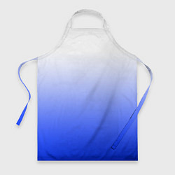 Фартук Градиент бело-синий