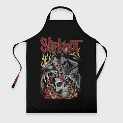 Фартук кулинарный Slipknot - злодей, цвет: 3D-принт
