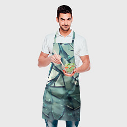 Фартук кулинарный Битое стекло текстура, цвет: 3D-принт — фото 2