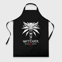 Фартук The Witcher белое лого гейм