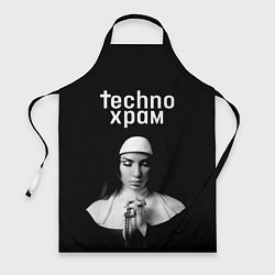 Фартук Techno храм монашка в молитве