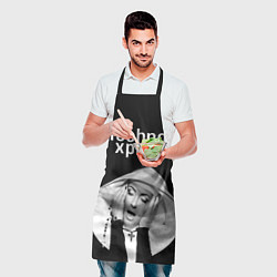 Фартук кулинарный Techno храм эмоциональная монашка, цвет: 3D-принт — фото 2