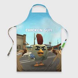 Фартук кулинарный Chicken Gun - shooter, цвет: 3D-принт