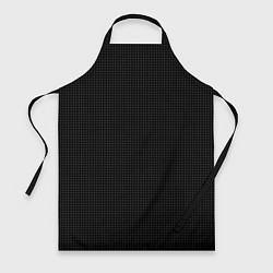 Фартук кулинарный Чёрный в мелкую точку, цвет: 3D-принт