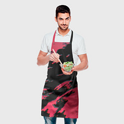 Фартук кулинарный NBA краски текстура, цвет: 3D-принт — фото 2