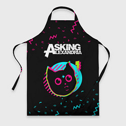 Фартук кулинарный Asking Alexandria - rock star cat, цвет: 3D-принт