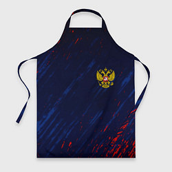 Фартук кулинарный Россия краски текстура, цвет: 3D-принт