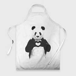 Фартук кулинарный Panda love, цвет: 3D-принт
