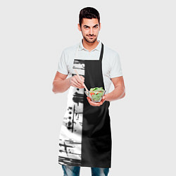 Фартук кулинарный Silent hill краски текстура гейм, цвет: 3D-принт — фото 2