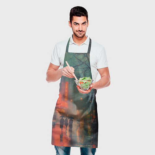 Фартук Пасмурный вечер / 3D-принт – фото 2