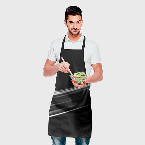 Фартук Black abstract background / 3D-принт – фото 2