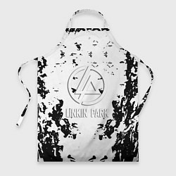 Фартук Linkin park краски лого чёрно белый