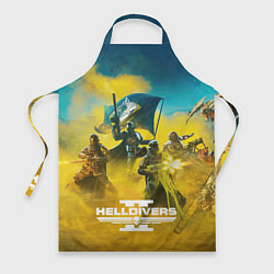 Фартук кулинарный Helldivers 2: Battle, цвет: 3D-принт