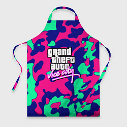 Фартук кулинарный GTA vice city камуфляж, цвет: 3D-принт