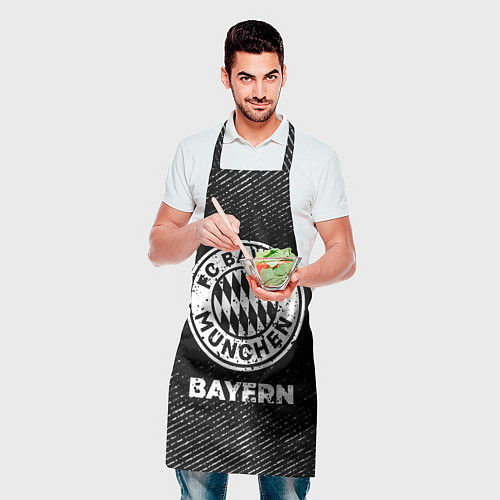 Фартук Bayern с потертостями на темном фоне / 3D-принт – фото 2