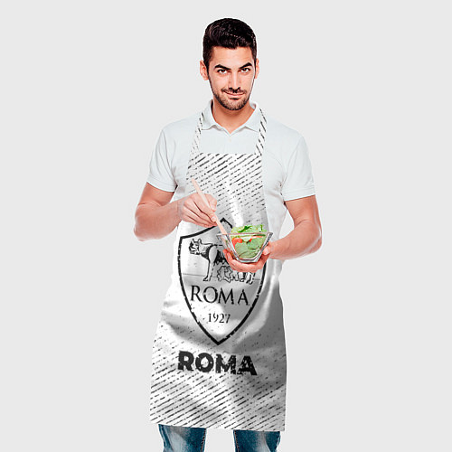 Фартук Roma с потертостями на светлом фоне / 3D-принт – фото 2