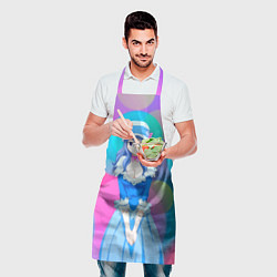 Фартук кулинарный Джувия Локсар из Фейри тейл, цвет: 3D-принт — фото 2
