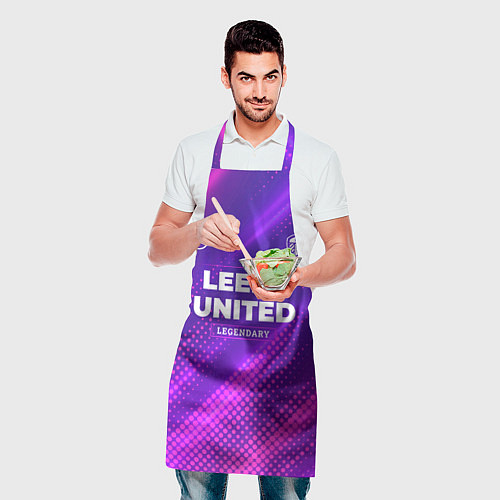 Фартук Leeds United legendary sport grunge / 3D-принт – фото 2